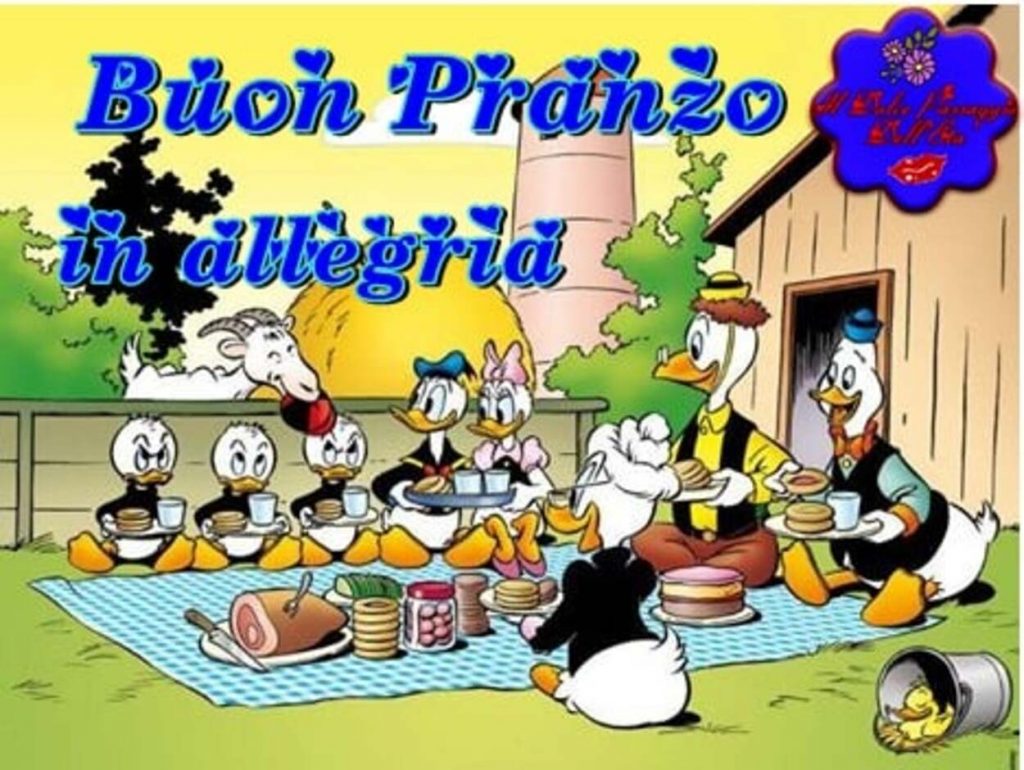 Buon Pranzo in allegria - immagini Disney