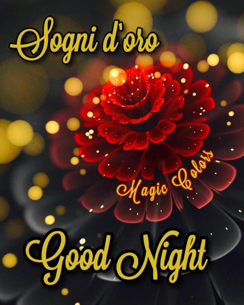 Sogni d'oro, good night (Magic colors)