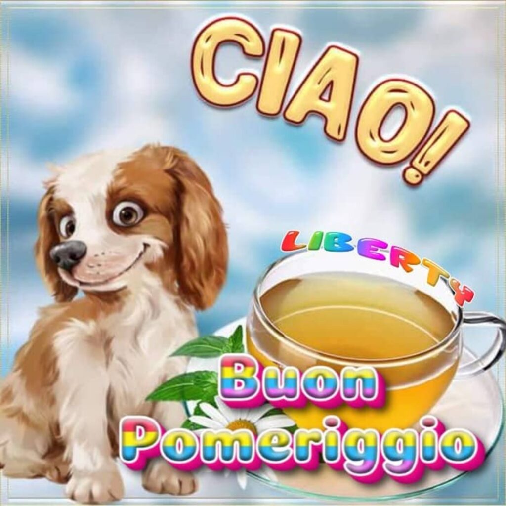 CIAO! Buon Pomeriggio